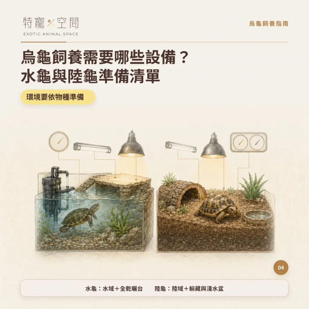 TURTLE HABITAT EQUIPMENT