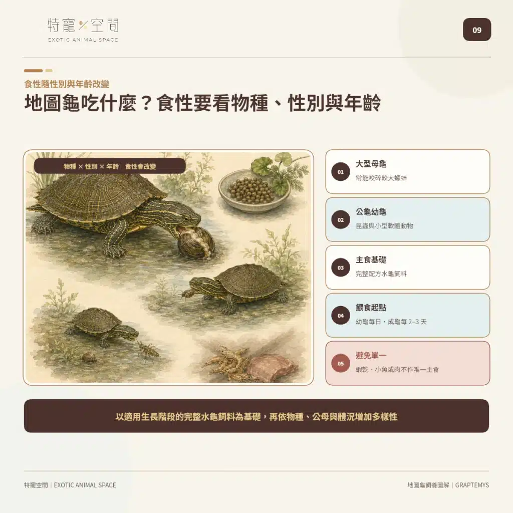 09 MAP TURTLE DIET SEX AGE