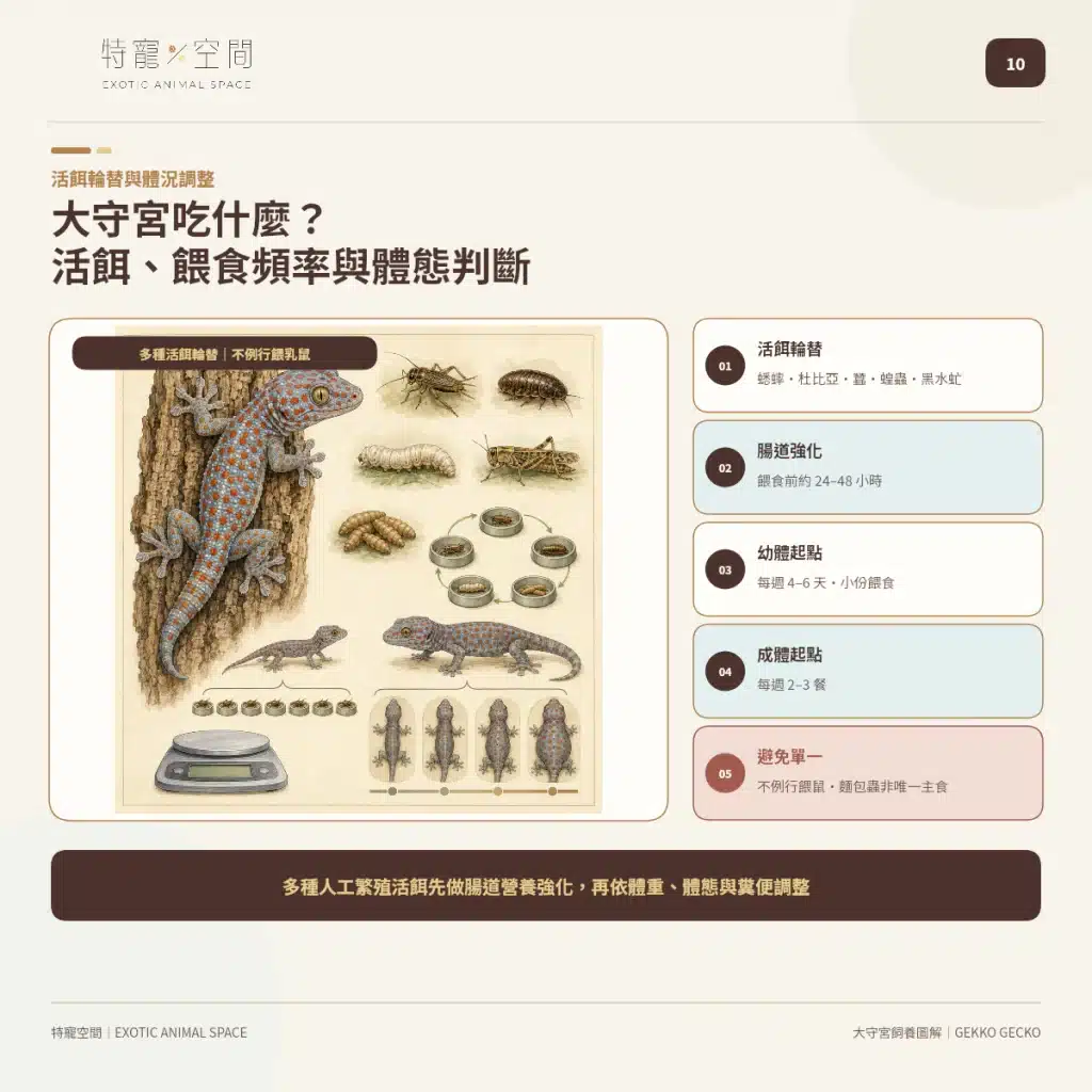 10 TOKAY GECKO DIET FEEDING BODY CONDITION