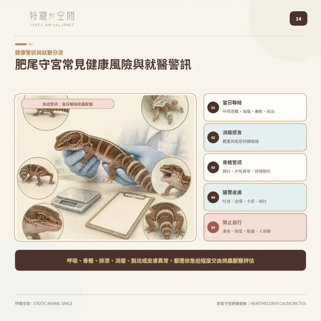 肥尾守宮飼養好上手嗎?尾巴能儲存養分、受驚可能斷尾,新手照護一次看懂 14 AFRICAN FAT TAILED GECKO HEALTH WARNING SIGNS