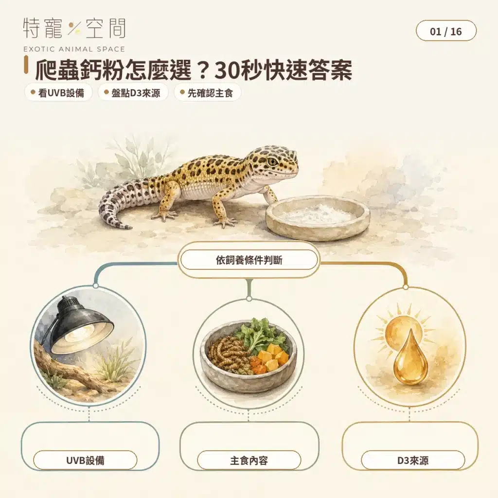 爬蟲鈣粉怎麼選