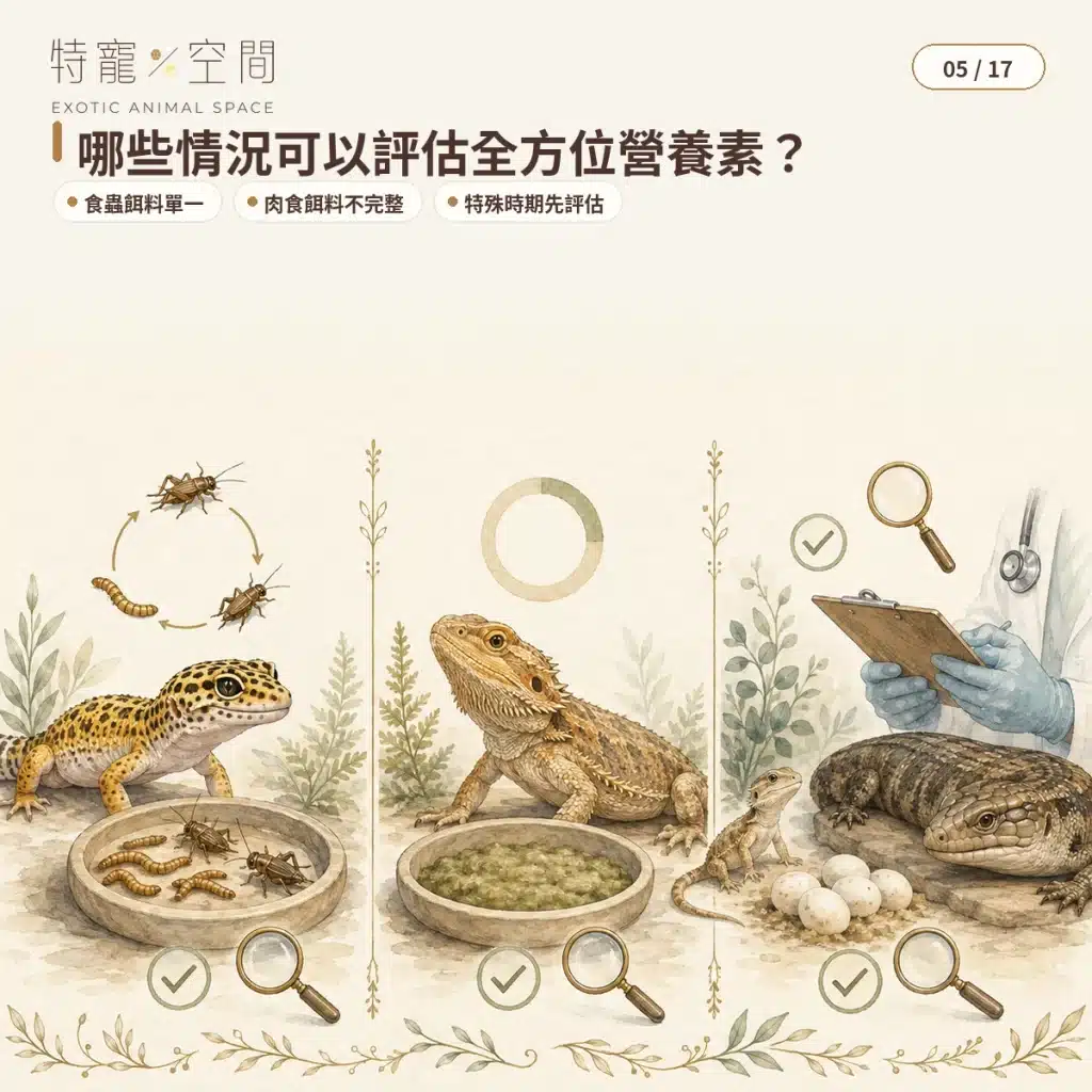 爬蟲營養素是什麼?食蟲、肉食性爬蟲的全方位營養補充指南 05 WHEN TO CONSIDER ALL IN ONE NUTRIENTS
