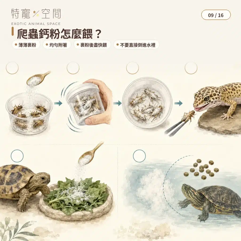 09 HOW TO FEED REPTILE CALCIUM POWDER