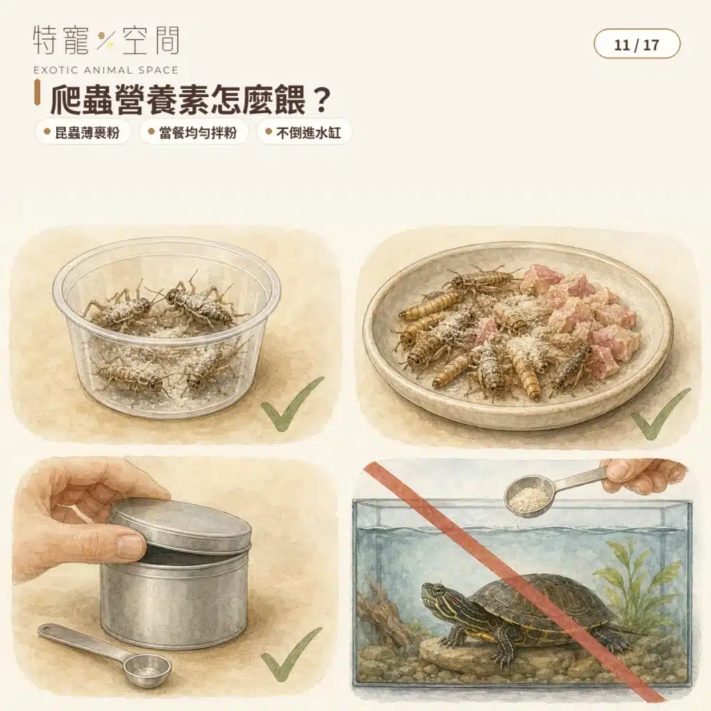 爬蟲營養素是什麼?食蟲、肉食性爬蟲的全方位營養補充指南 11 HOW TO FEED REPTILE NUTRIENTS