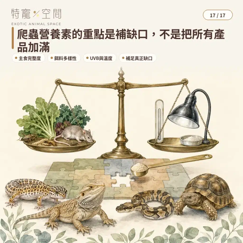 爬蟲營養素是什麼?食蟲、肉食性爬蟲的全方位營養補充指南 17 FILL THE REPTILE NUTRITION GAP