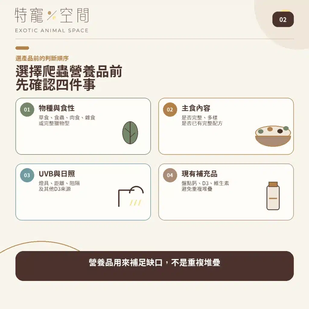 爬蟲營養品怎麼選