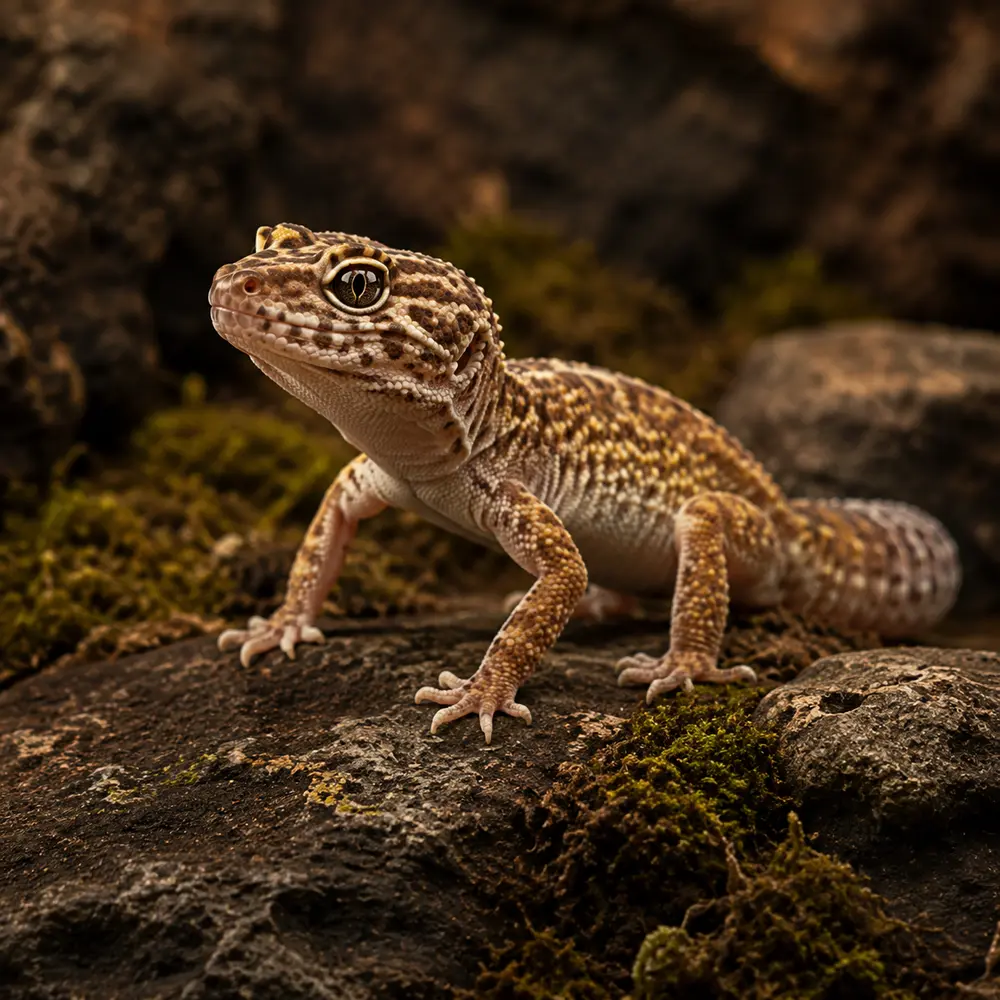 20260819 EXOTIC ANIMAL SPACE GECKO LEOPARD GECKO CATEGORY CARD
