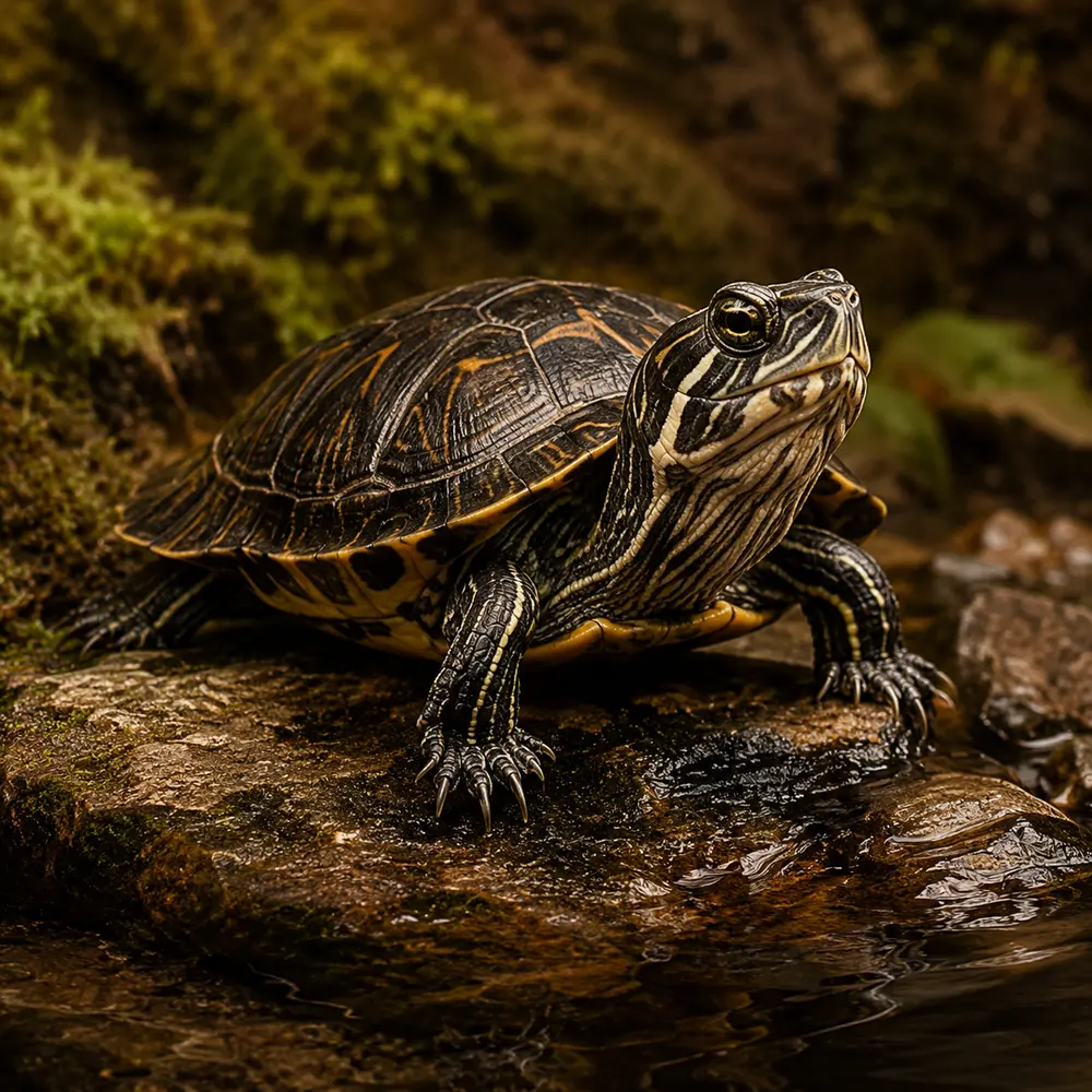 20260819 EXOTIC ANIMAL SPACE TURTLE POND TURTLE CATEGORY CARD