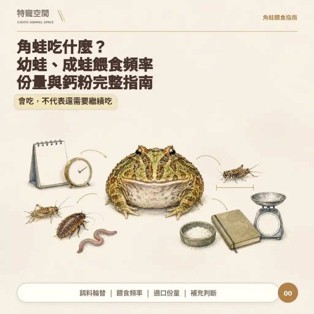 00 角蛙吃什麼 完整餵食指南