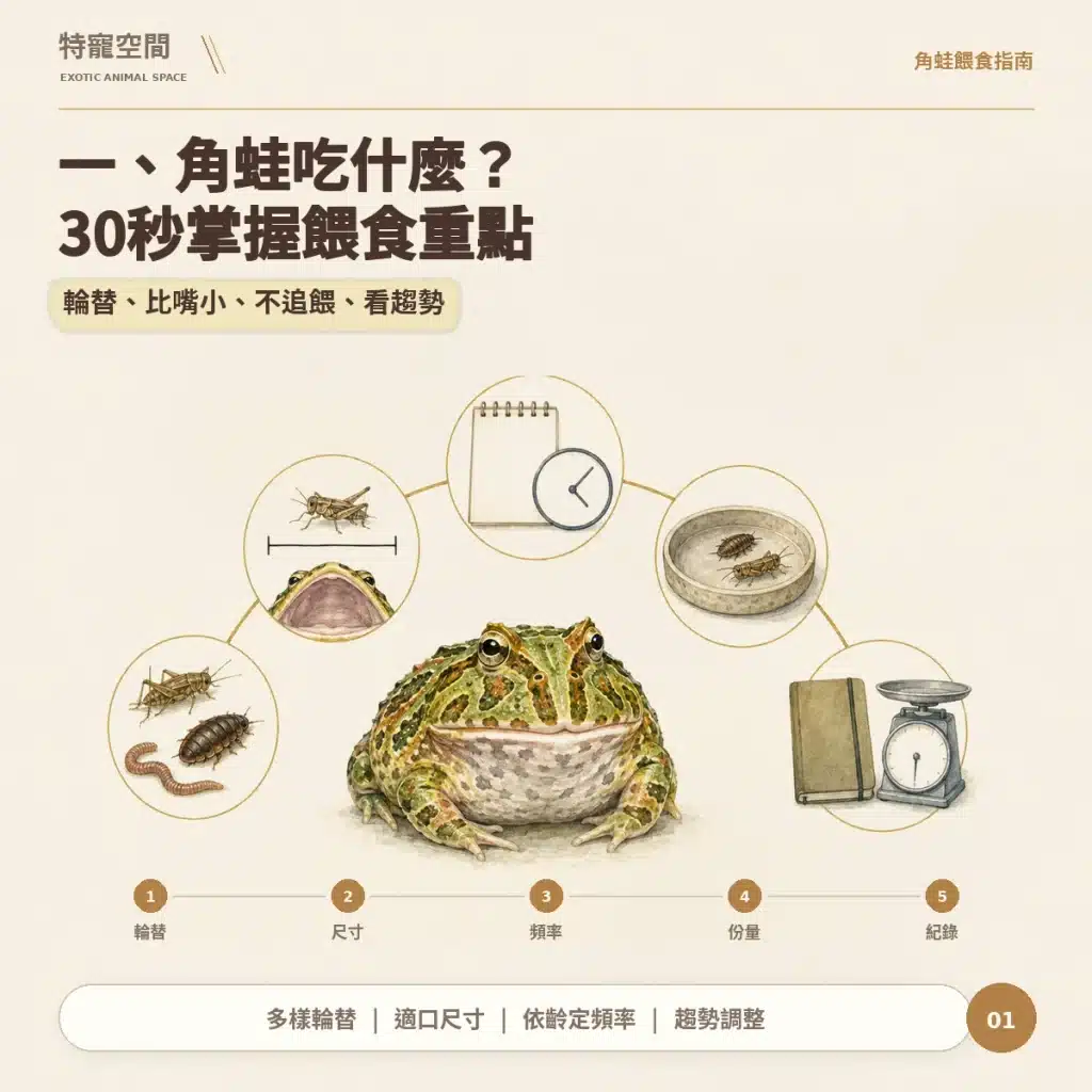 角蛙吃什麼？