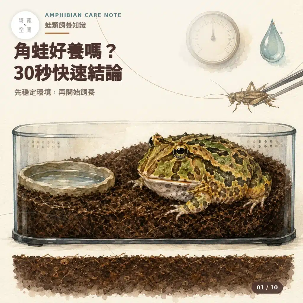 角蛙飼養