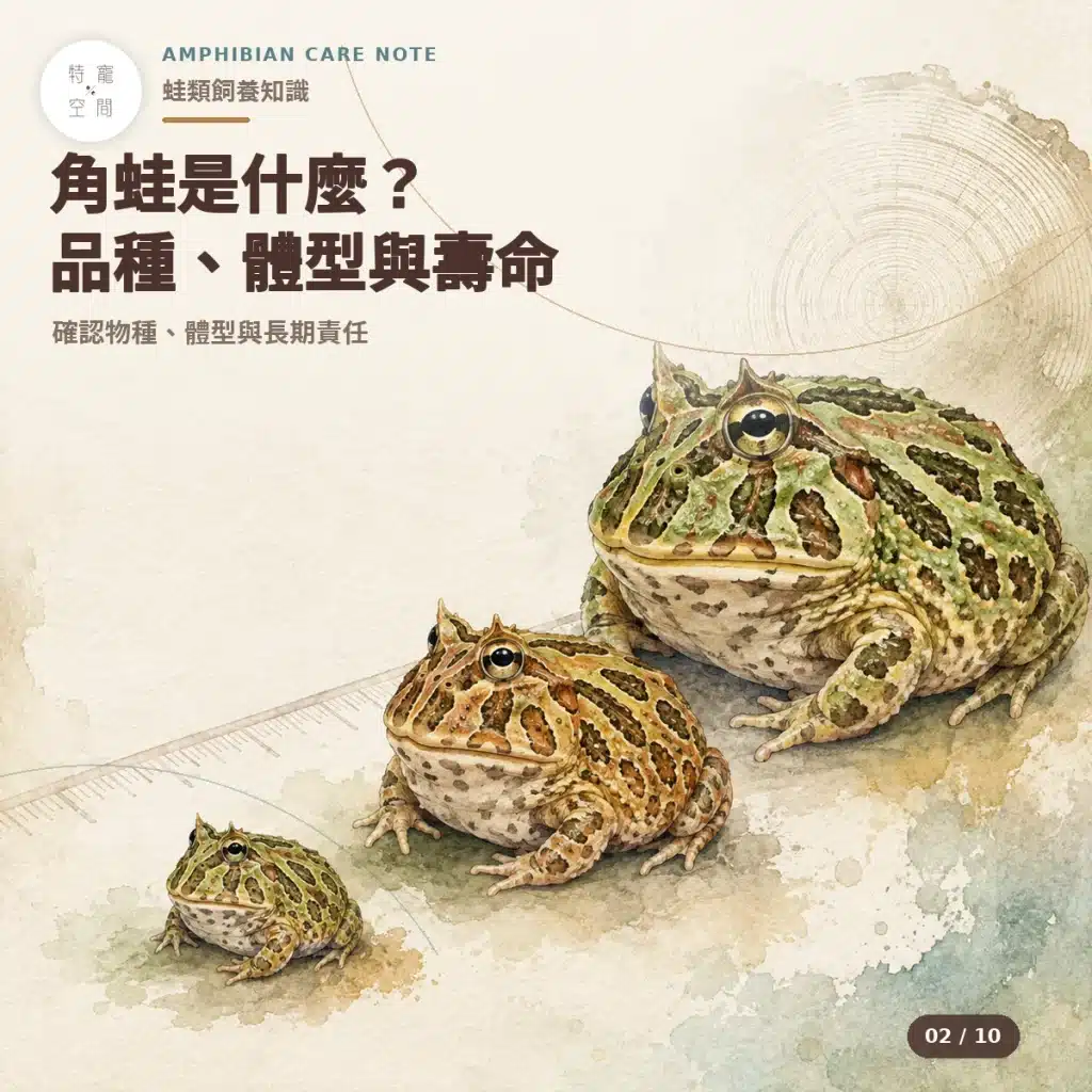 02 角蛙是什麼 品種體型壽命