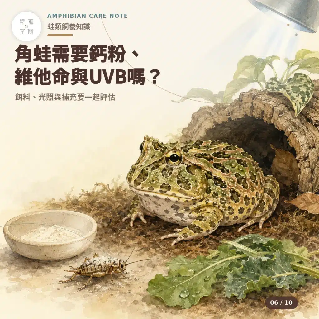 06 角蛙鈣粉維他命UVB