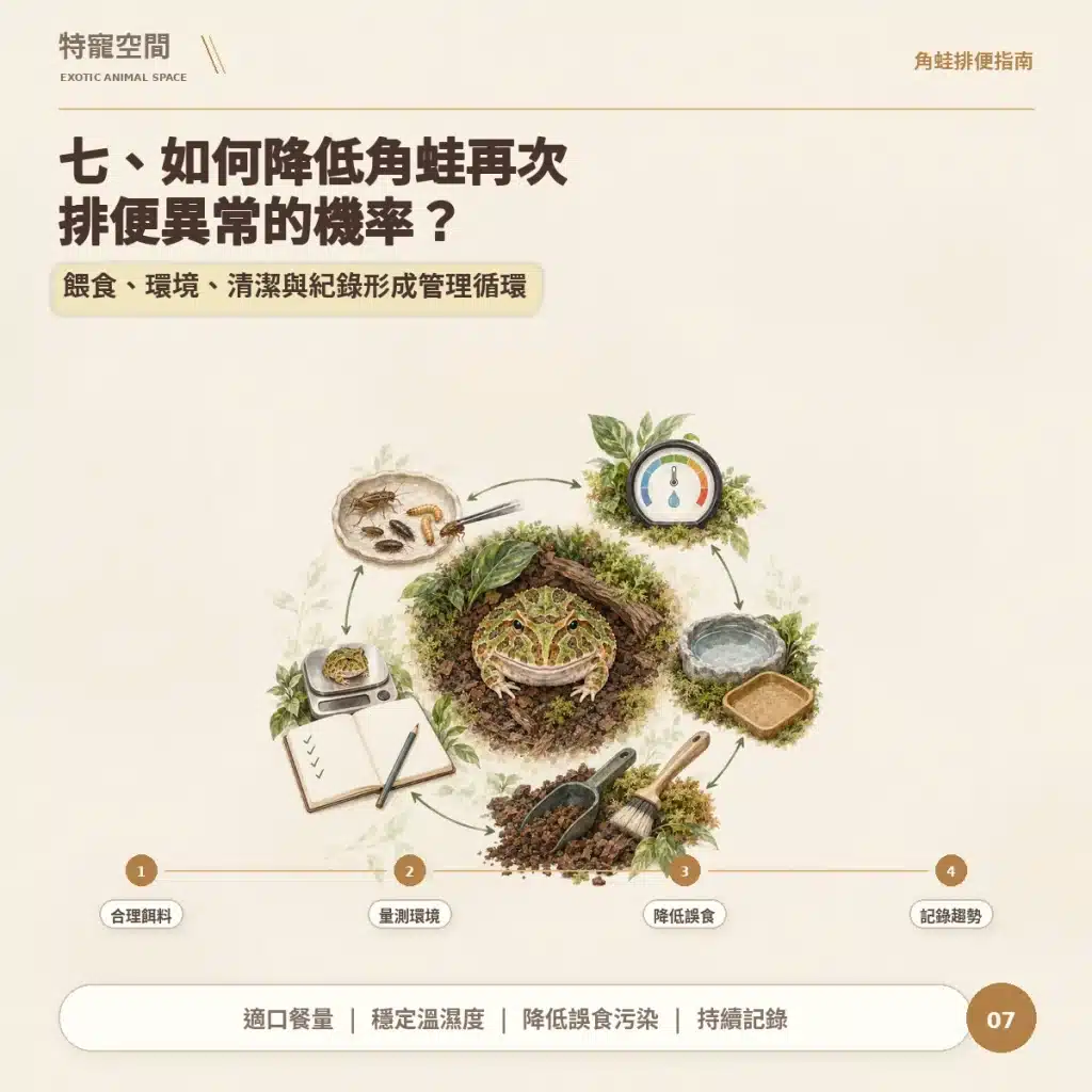 07 降低角蛙排便異常的方法
