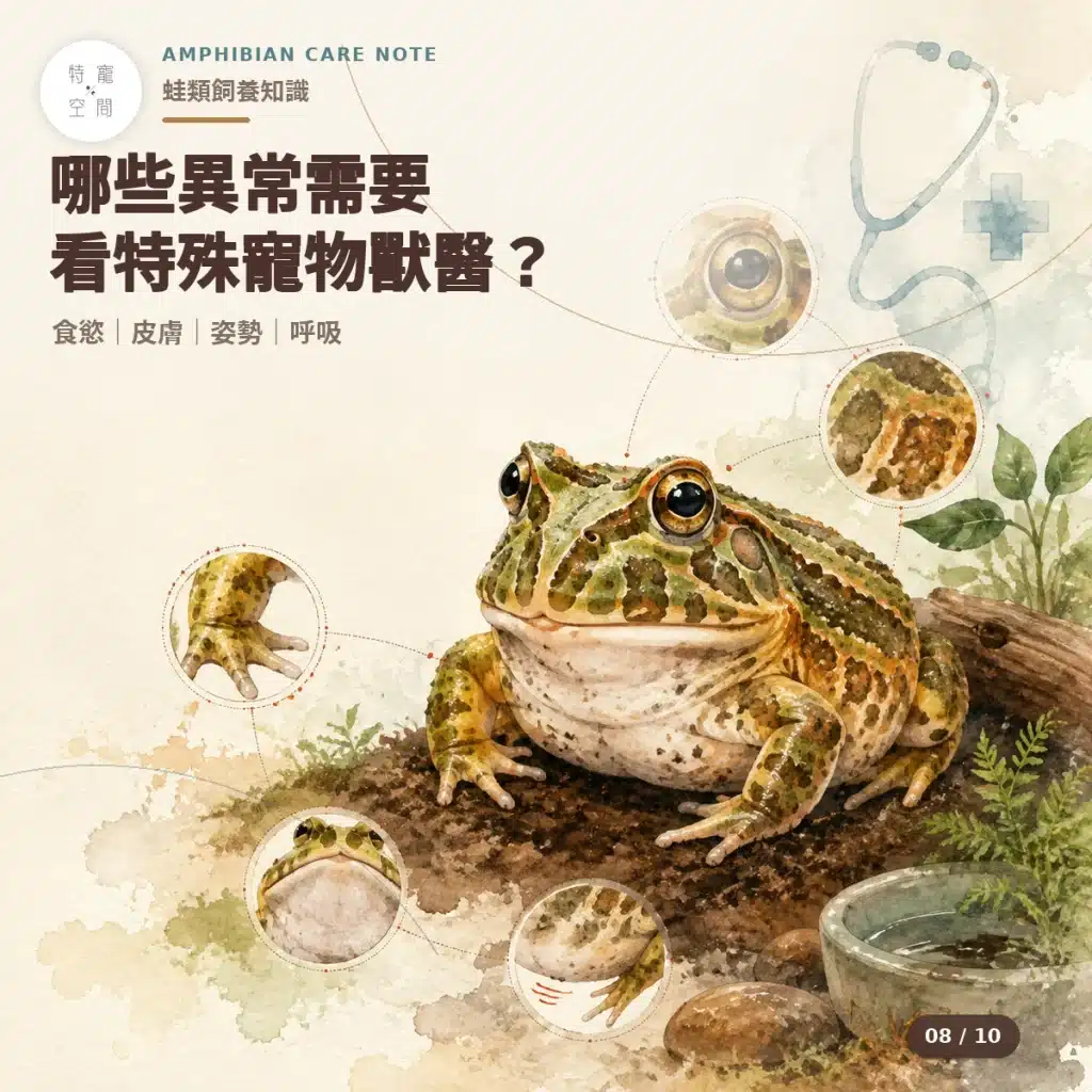 08 角蛙異常 就醫警訊
