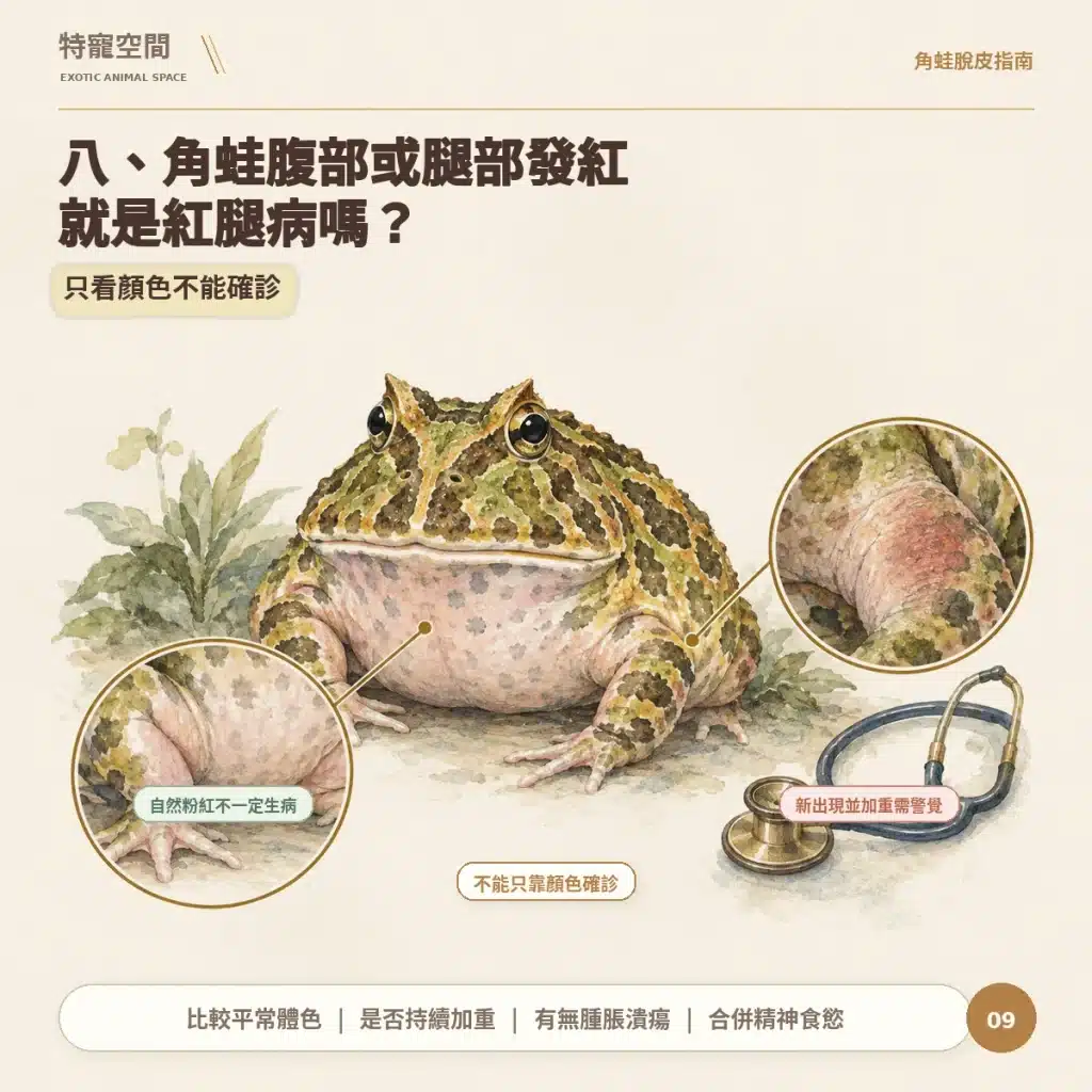 09 角蛙發紅就是紅腿病嗎